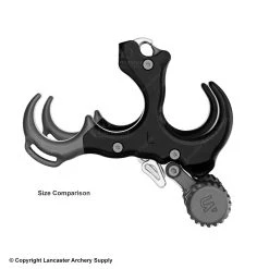 UltraView Archery ULTRAVIEW UV Button Release (Stainless Steel) -Trophy Taker Shop 1032815 sizecomp