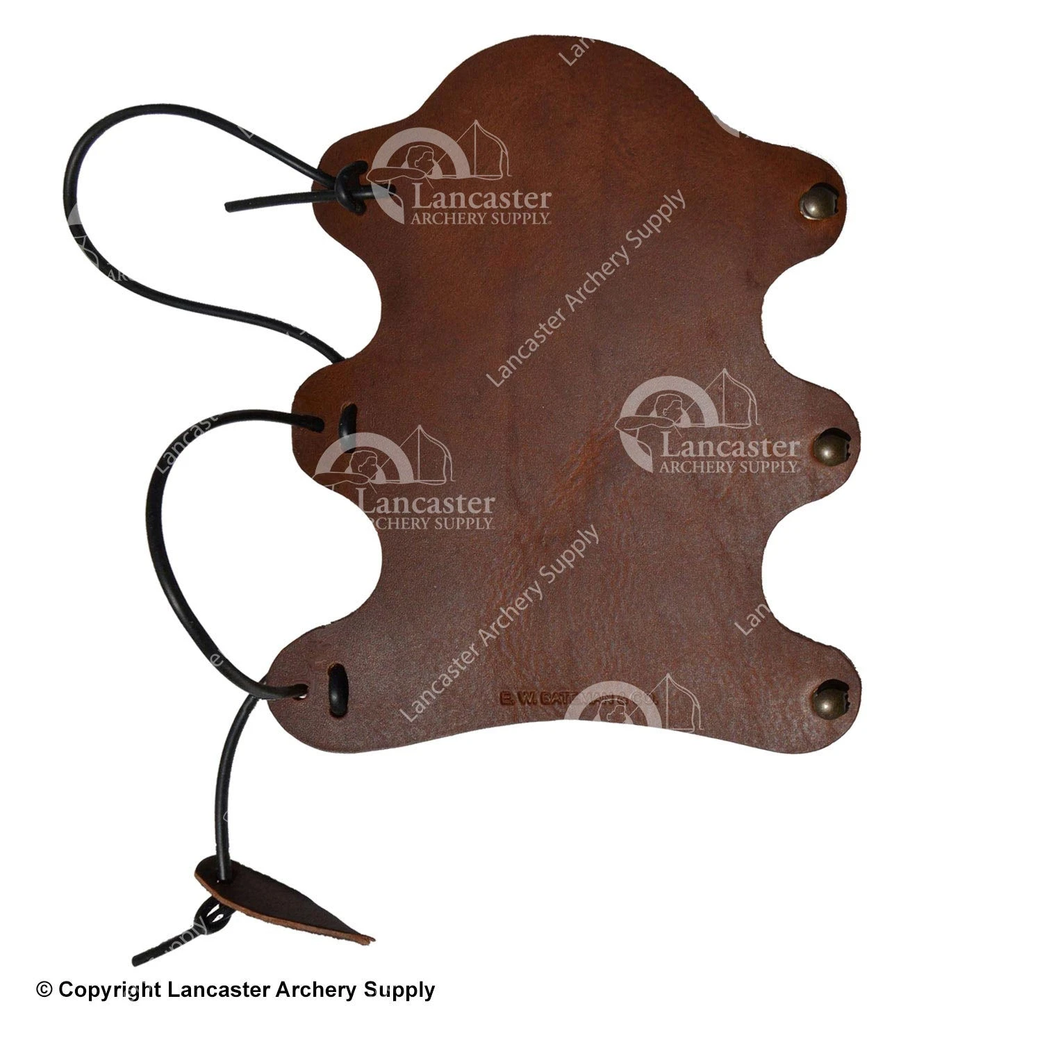 E.W. Bateman Bateman Rubber Cord Laced Leather Traditional Armguard 3 E.W. Bateman Bateman Rubber Cord Laced Leather Traditional Armguard