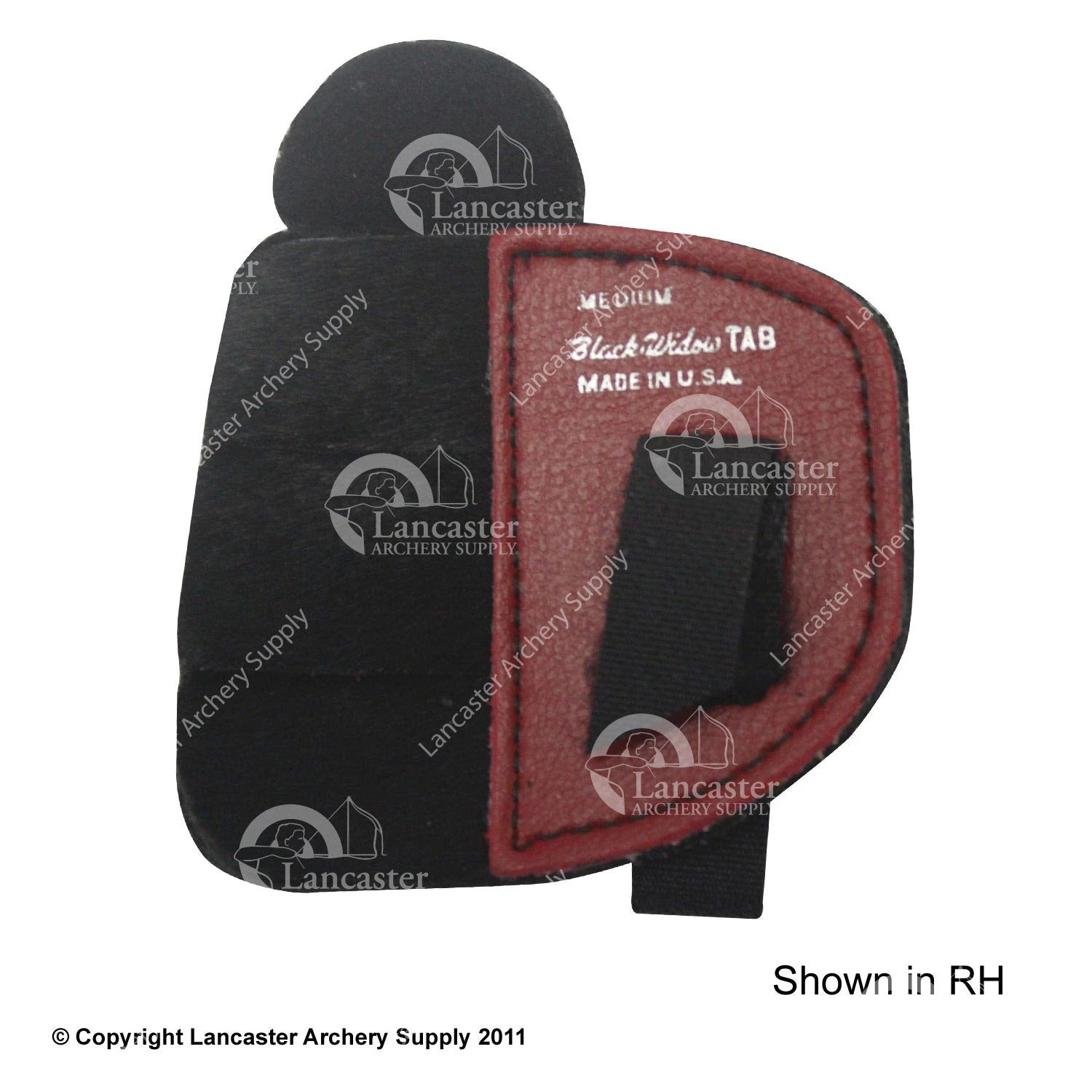 Black Widow 3 Fingers Under Tab (Calf Hair) 3 Black Widow 3 Fingers Under Tab (Calf Hair)