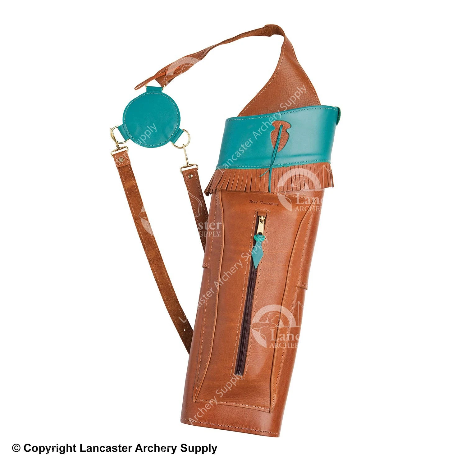 NEET® Neet T-BQ-2 Turquoise Leather Back Quiver 3 NEET® Neet T-BQ-2 Turquoise Leather Back Quiver