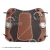 Vista Small Deluxe Traditional Leather Armguard W/ Elastic -Trophy Taker Shop 4700056